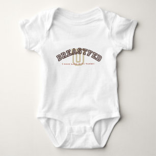 Breastfed University Baby Bodysuit