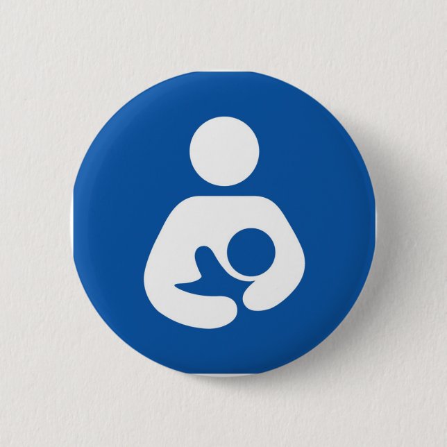 Breastfeeding Awareness 2 Inch Round Button (Front)