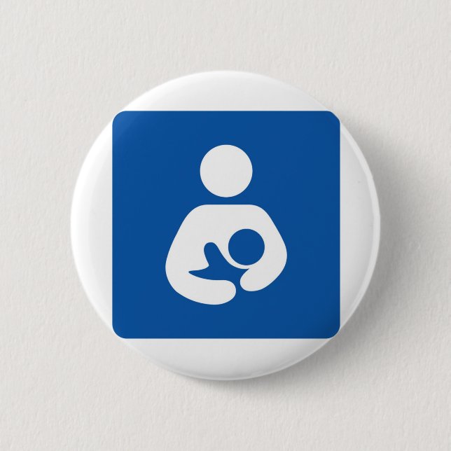 Breastfeeding Awareness 2 Inch Round Button (Front)