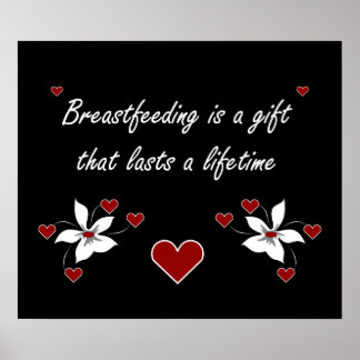 Breastfeeding is a Gift Poster
