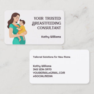 Breastfeeding Lactation consultant Business Card
