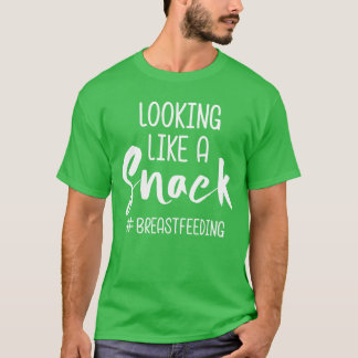 Breastfeeding Mother Looking Like A Snack vintage T-Shirt
