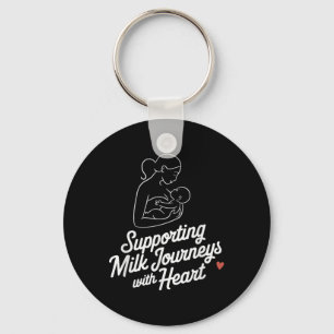 Breastfeeding Mother Support Quote Lactation Consu Keychain