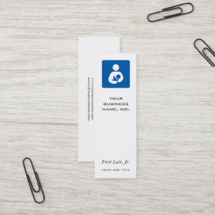 Breastfeeding / Nursing Icon Mini Business Card