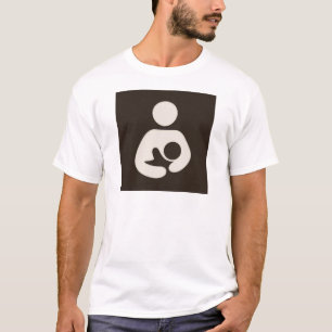 Breastfeeding / Nursing Symbol Brown T-Shirt