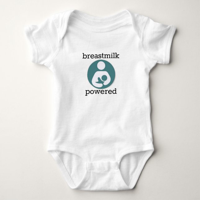 Breastmilk Powered Baby Bodysuit (Front)