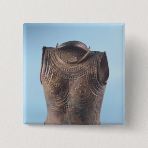 Breastplate 2 Inch Square Button