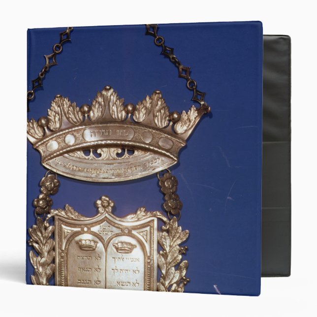 Breastplate or Shield for Torah Scroll Binder (Front/Inside)