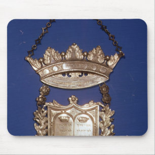 Breastplate or Shield for Torah Scroll Mouse Pad