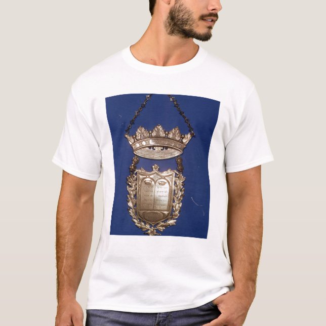 Breastplate or Shield for Torah Scroll T-Shirt (Front)