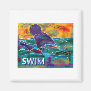 Breaststroke Magnet