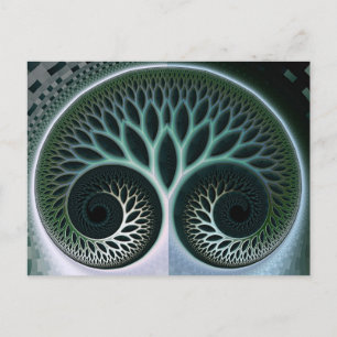 Breath Beautiful Nature Abstract Art Postcard