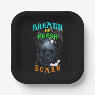 Breath Of Fresh Scare Paper Plate