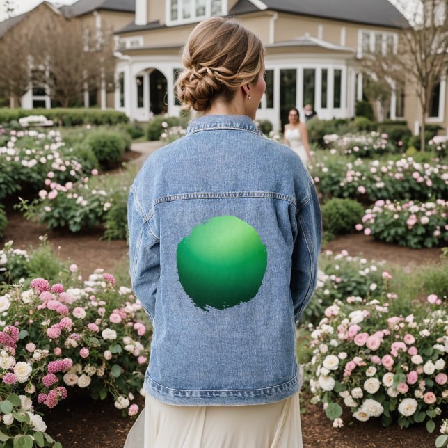 Breath of Jade Denim Jacket (Wedding Back)