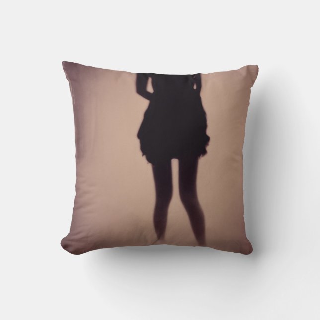 Breath of the Shadow Beneath the Fog Throw Pillow (Front)