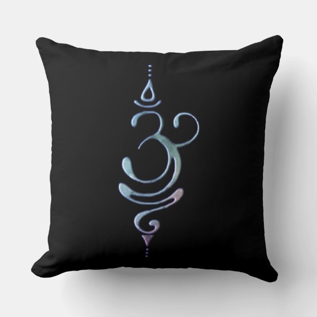 Breathe 1 throw pillow (Front)