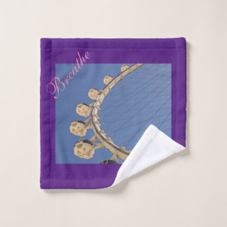 Breathe and do Yoga Las Vegas Style Wash Cloth