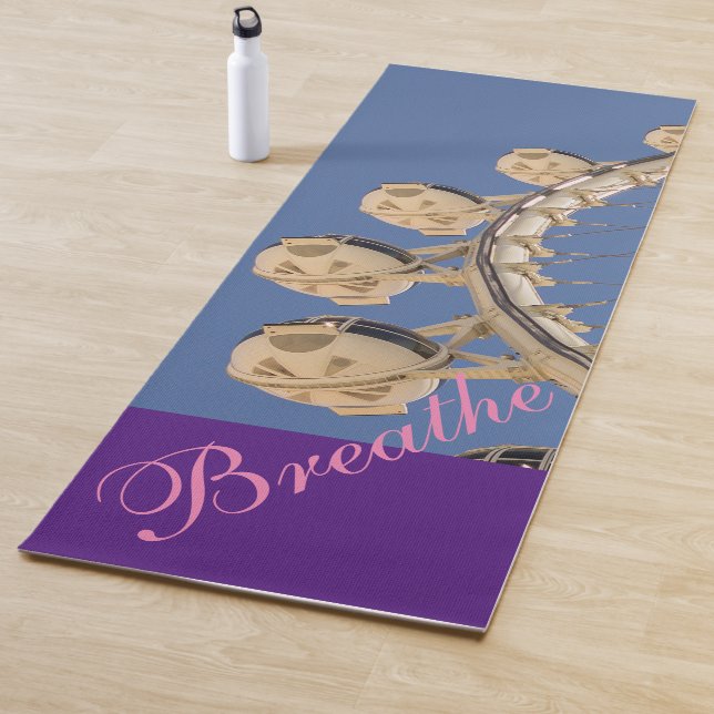 Breathe and do Yoga Las Vegas Style Yoga Mat (In Situ)