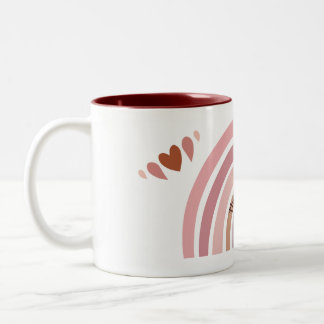“Breathe and Enjoy the Little Things” Mindful  Two-Tone Coffee Mug