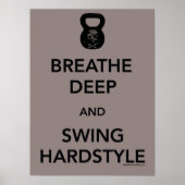 BREATHE AND SWING POSTER (Front)