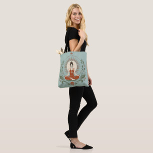Breathe Balance Be Mindfulness Poster Tote Bag