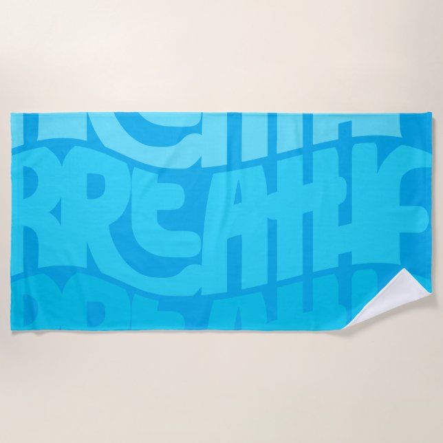 Breathe Beach Towel (Front)