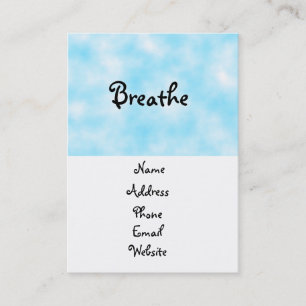 Breathe-business cards
