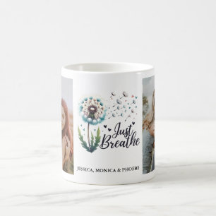 "Breathe" Dandelion Photo Mug