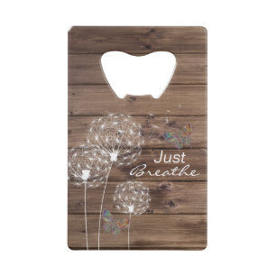Breathe Dandelions Butterfly Wood look