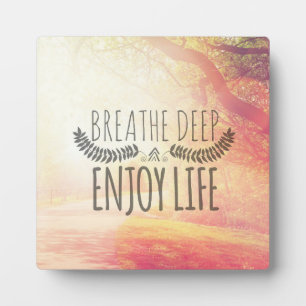 Breathe Deep Plaque