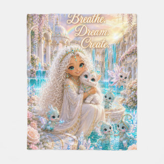 Breathe Dreame Create Enchanted Cozy Fleece Blanke Blanket