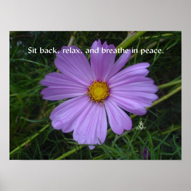 Breathe in Peace Poster (Front)