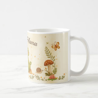 Breathe Mama Cute Frog Mindfulness Art Coffee Mug