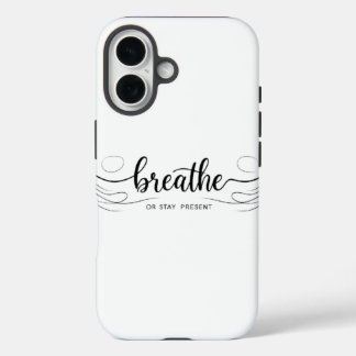BREATHE Minimalist iPhone Cover with a Calm Remi