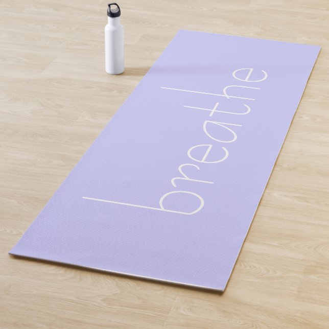 Breathe Periwinkle Yoga Mat (In Situ)