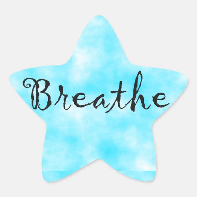 Breathe-star sticker (Front)