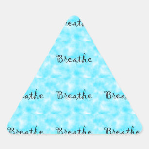 Breathe-triangle sticker