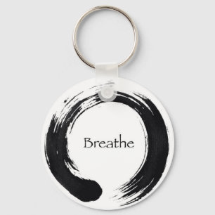 Breathe with Enso symbol Keychain