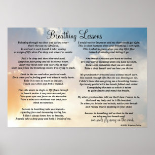 Breathing Lessons ©2012  by Trinka Polite (poster) Poster
