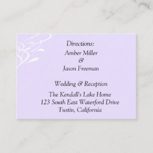 Breathless Lightly Lavendar Direction Cards