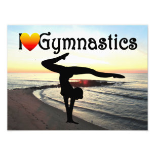 BREATHTAKING GYMNASTICS DESIGN PHOTO PRINT