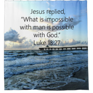 BREATHTAKING LUKE 18:27 OCEAN PHOTO DESIGN