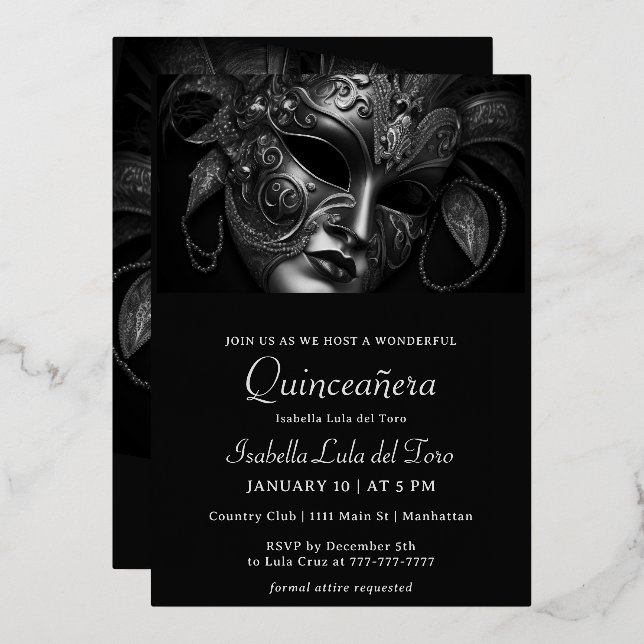 Breathtaking Masquerade Birthday (Front/Back)
