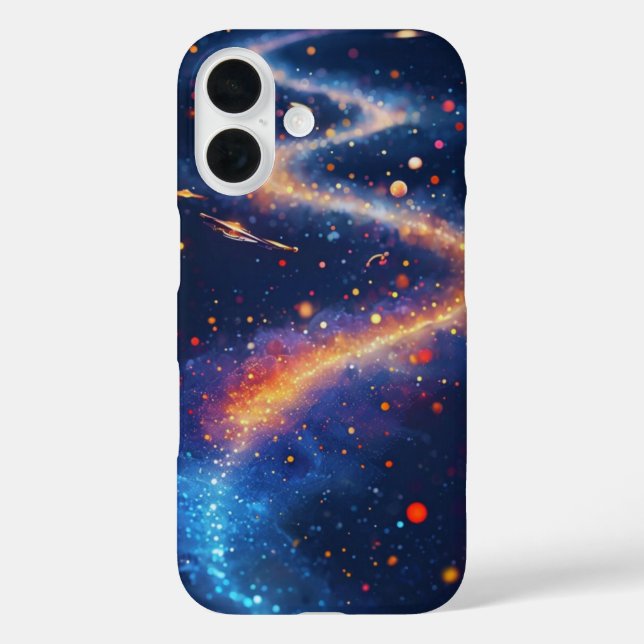 Breathtaking Surreal Landscape with Fiery Orange P Case-Mate iPhone Case (Back)