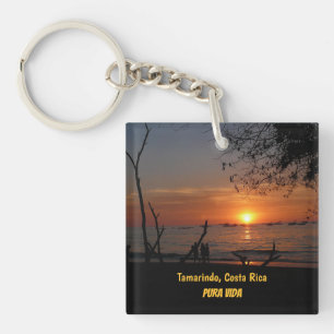 Breathtaking Tamarindo Sunset Keychain