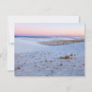 Breathtaking View White Sands National Park  Postcard