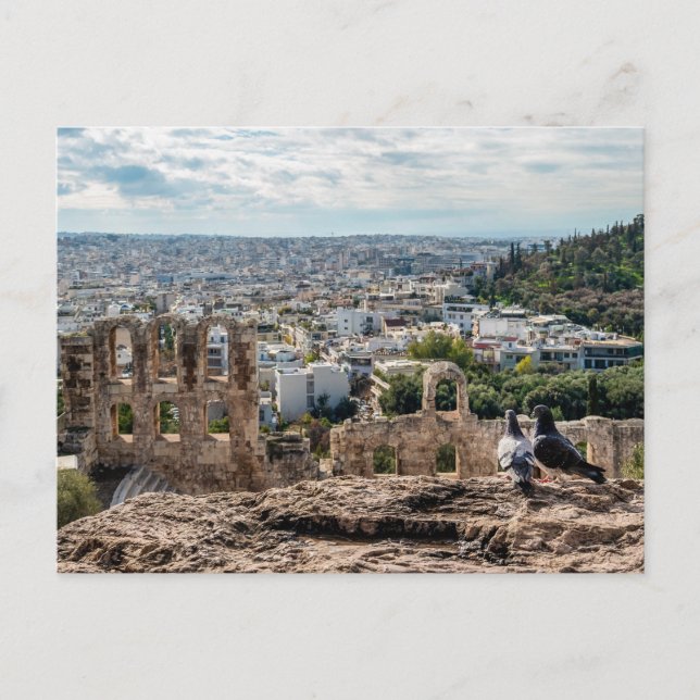 Breathtaking Views of Athens Postcard (Front)