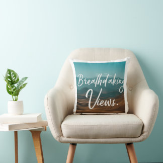 Breathtaking Views Throw Pillow
