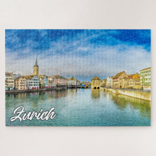 Breathtaking Zurich, Switzerland Jigsaw Puzzle