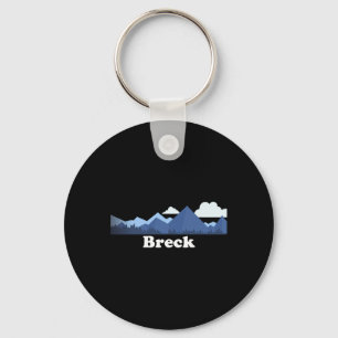 Breck Colorado Rocky Mountains Co Souvenir Climbin Keychain